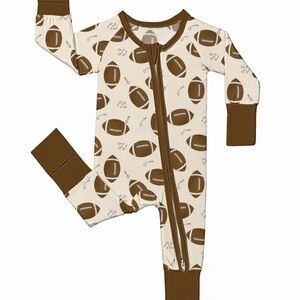 Football Print Kids One Piece Bamboo